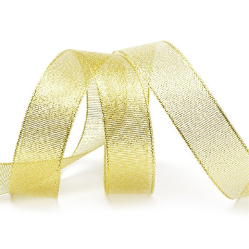 Лента парчовая 25 мм (22 метра, цвет золото)