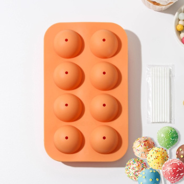 Форма для леденцов «Чупик», силикон 19,5×11,7×3,5 см, 8 ячеек, 2 части