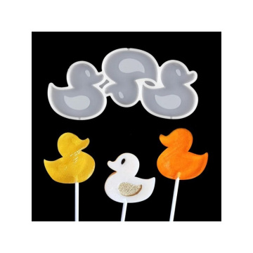 Силиконовая форма для леденцов «Уточки»