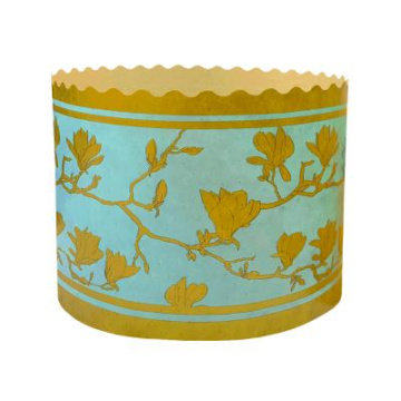 Форма бумажная Магнолия 70х60мм, Кулич 100гр, 10шт