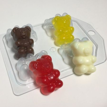 Мишки мармеладные мини, форма для шоколада пластиковая