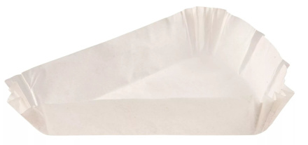 Капсулы бумажные треугольник белые, 102 x 102 x 75 x 25 мм, 25шт