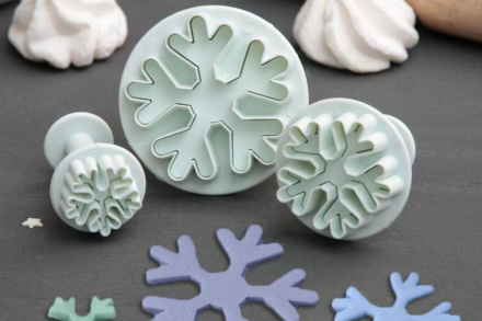 Набор плунжеров кондитерских Доляна «Снег», 3 шт