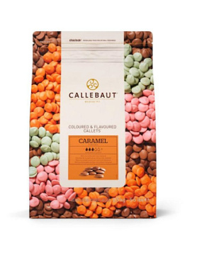 Шоколад молочный с карамелью 31,1% Callebaut, 100г
