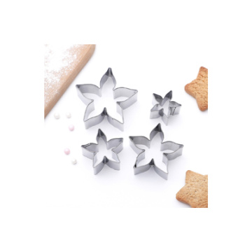 Набор вырубок Лепесток цветоноса розы, 4шт