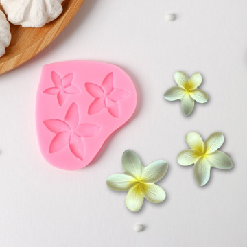 Силиконовый молд Доляна «Плюмерия», 9×8×0,8 см