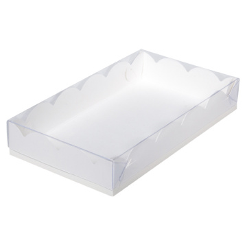 Коробка для печенья и пряников 200*120*35 мм (белая)