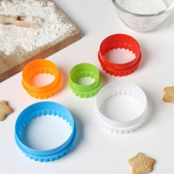 Набор форм для печенья «Круг/Волна» 5 шт