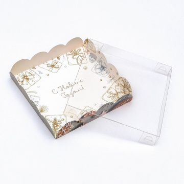 Коробка для печенья "С Новым годом!", 15 х 15 х 3