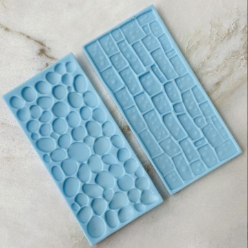 Набор оттисков для мастики и шоколада «Дорога и камень» 2 шт