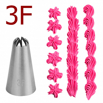 Насадка кондитерская № 3F