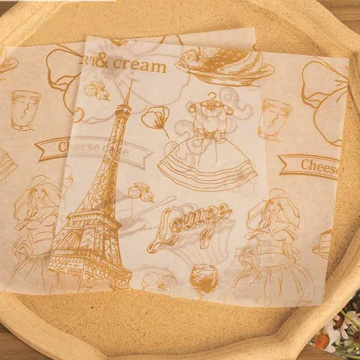 Бумага упаковочная для бенто-торта «Париж» 18 х 18 см, 20 шт