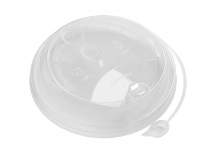 Крышка для стакана прозрачная D80 мм