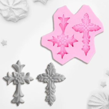 Молд Доляна «Крестики», 7×7 см, цвет МИКС