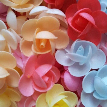 Вафельные цветы "Пионы сложные", 5шт
