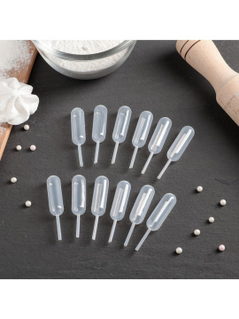 Набор пипеток для соуса «Сосуд», 6 шт, 1,5×6 см