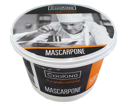 Сыр Маскарпоне 83% 500г, COOKING, Беларусь