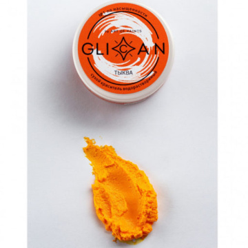 Сухой водорастворимый краситель GLICAN Тыква, 7гр