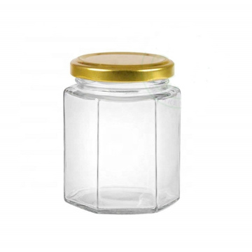 Банка стеклянная 0,165 л шестигранник