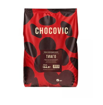 Шоколад Темный Chocovic Tiago 54,5 %, 1кг