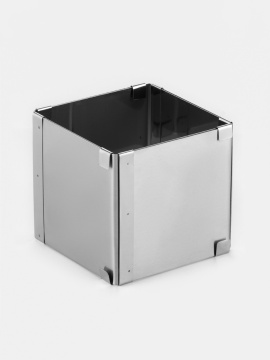 Форма для выпечки с регулировкой размера "Квадратная", H-10 см, 10х10 - 18х18 см   