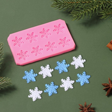 Силиконовый молд «Снегопад», 11×6,8×0,6 см