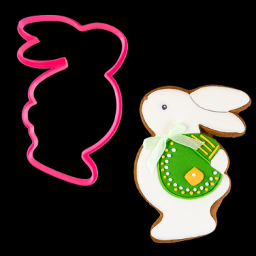 Вырубка для пряника "Заяц", пластик, 11 см