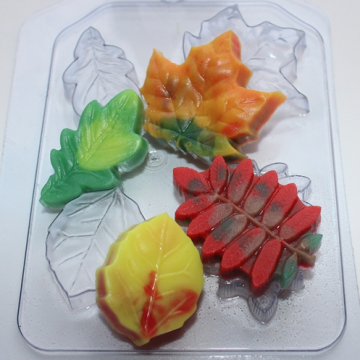 Листопад, форма для шоколада пластиковая