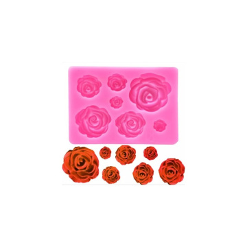 Молд силиконовый «Розы маленькие 7 в 1»
