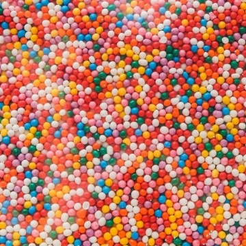 Посыпка шарики разноцветные 2мм, 50г