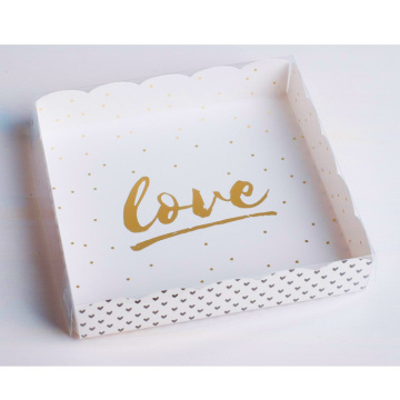 Коробка для кондитерских изделий «Love», 15 × 15 × 3 см