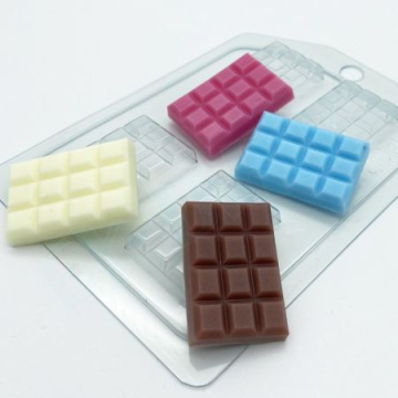 Плитка 40х27 плоская ячейка, форма шоколада пластиковая