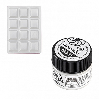 Краситель пищевой пастообразный жирорастворимый Caramella Белый 30 г