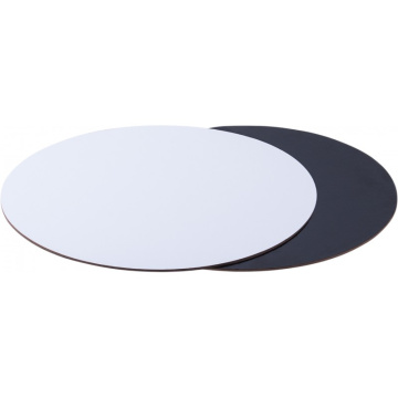 Подложка для торта круглая (черная, белая) d 24 см толщ. 2,5 мм