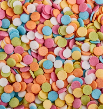 Посыпка кондитерская конфетти пастельные, 50г