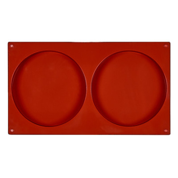 Силиконовая форма «Диски 16 см», 2 ячейки