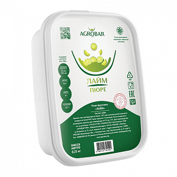 Пюре Лайм Агробар, 250гр