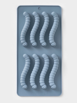 Форма для мармелада «Червячки», 20×10×1.5 см