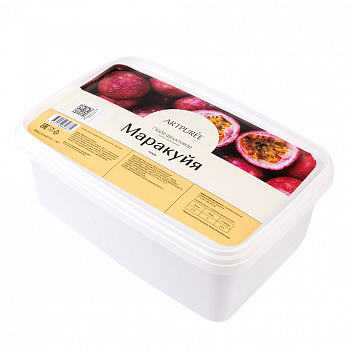 Пюре маракуйя 10% сахара 1 кг, ARTPUREE, РОССИЯ