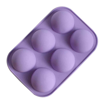 Силиконовая форма «Полусфера» 5 см, 6 ячеек