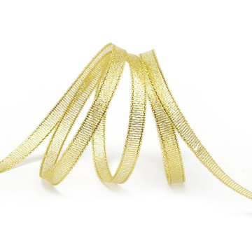 Лента парчовая 15 мм (22 метра, цвет золото)