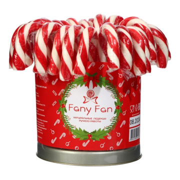 Карамель леденцовая "Трость" со вкусом клубники, 15 г