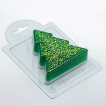 Елка плоская, форма пластиковая