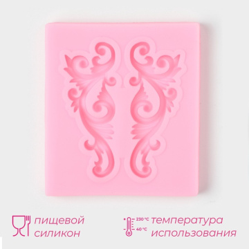 Молд «Лепнина», силикон, 5×5,5 см