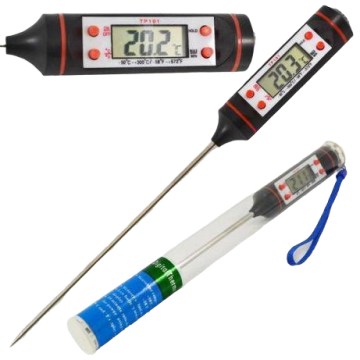 Термометр для пищи электронный на батарейках Доляна, в коробке