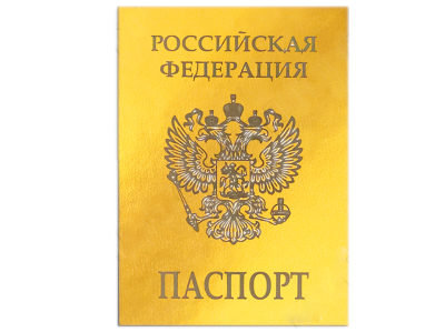 Топпер боковой "Паспорт" золотой