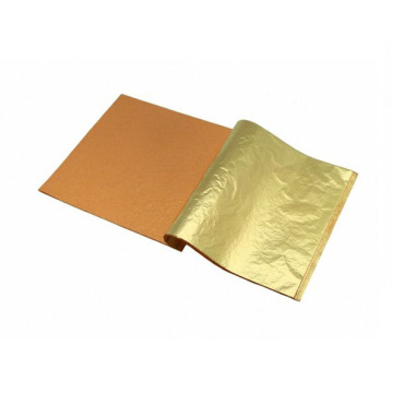 Декоративное золото - книга 2 листа  (14х14 см)