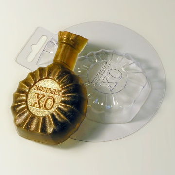 Коньяк ХО, форма для шоколада пластиковая