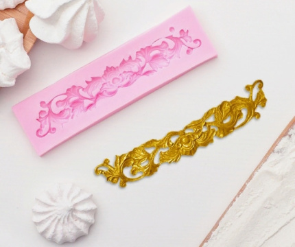 Силиконовый молд Доляна «Лепнина», 14×4 см