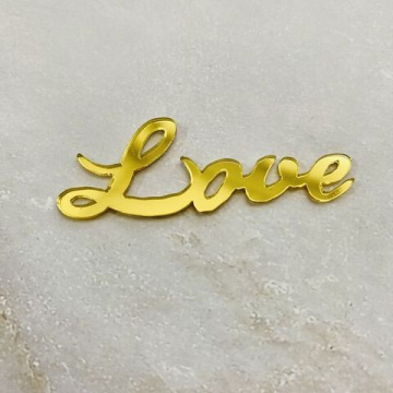 Украшение надпись для торта «Love» №3